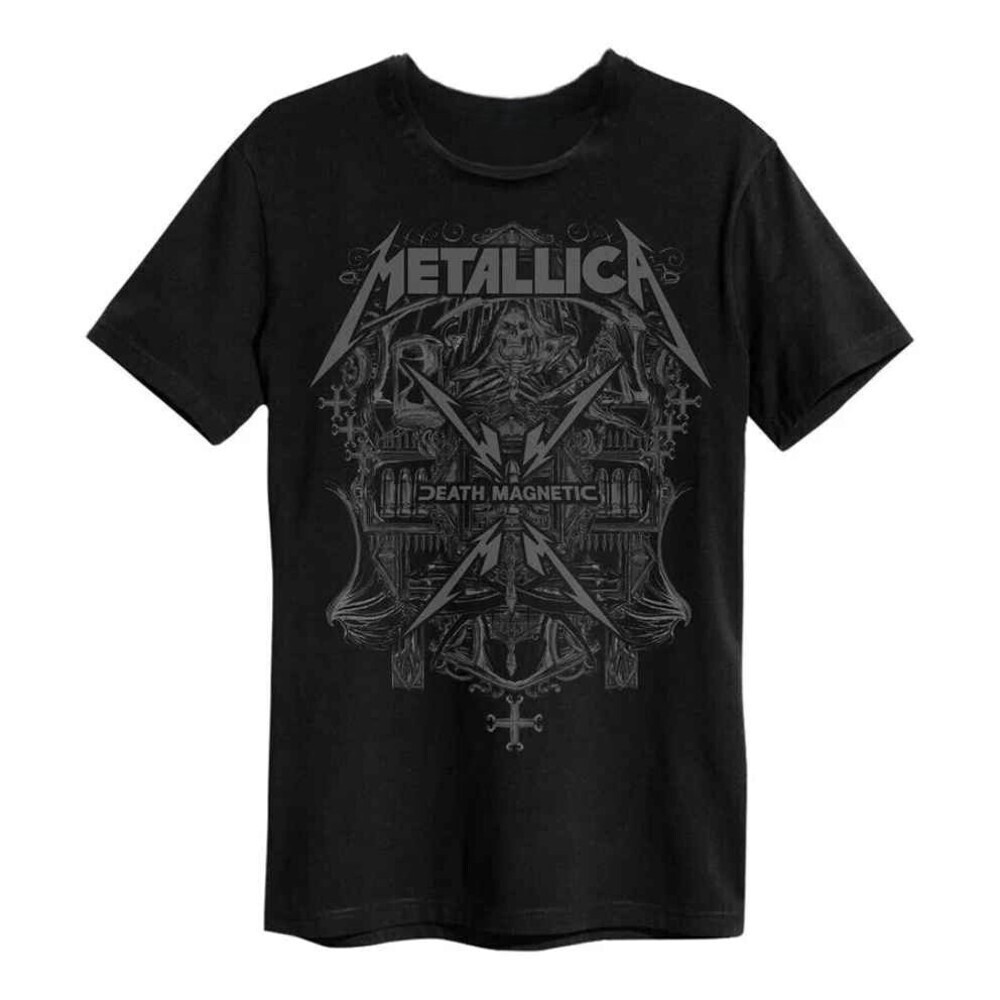 Death Magnetic Amplified Hip Hop 90s Retro Music Fan Graphic Unisex T-Shirt